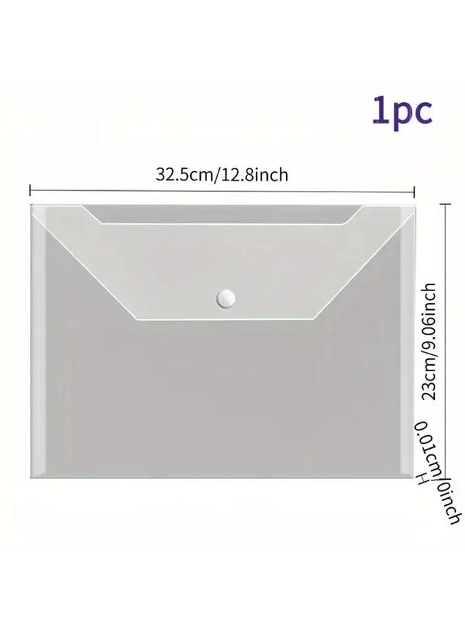 Black Expandable Plastic File Box 25 Pocket Organizer For Paper Documents Receipts A4 Letter Size - Image 2